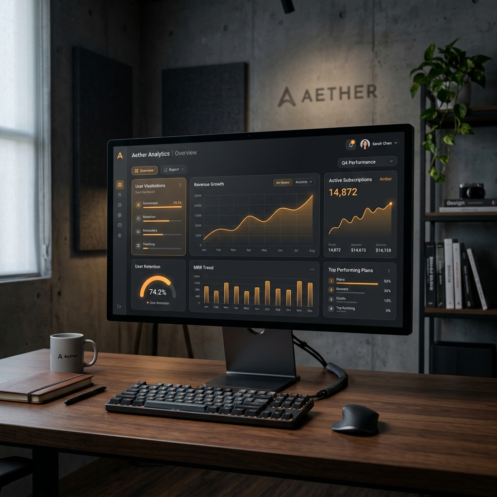 Sling Interactive Tech Premium SaaS Brand System Mockup